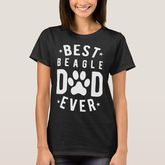Best Beagle Dad Ever Beagle Dad T-shirt (Voorkant)