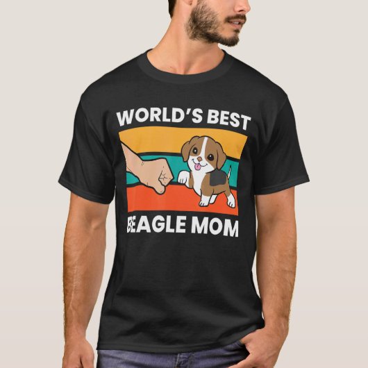 Best Beagle Mam Pet Beagle Mama T-shirt (Voorkant)