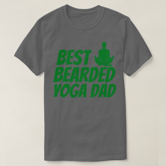Best beard yoga Dad T-shirt (Design voorkant)
