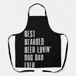 Best Bearded Beer Lovin Dog Dad Ever Pet Lover Schort