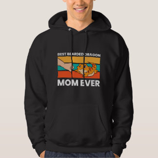 Best Bearded Dragon Mom Ever Lizard Girl Bearded D Hoodie
