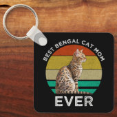 Best Bengal Cat Mam Ever Sleutelhanger (Voorkant)