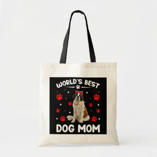 Best Bernard Dog Mam Funny Moederdag ter wereld Tote Bag
