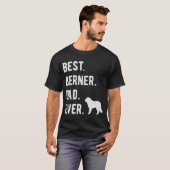 Best Berner Pap Ever Mannen Bernese Mountain Dog T-shirt (Voorkant volledig)