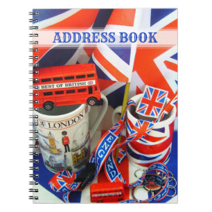 Best Best of British Souvenirs Adress Book Notitieboek