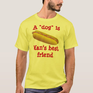 Best bevriend Man van Hot "Dog"-Shirt T-shirt