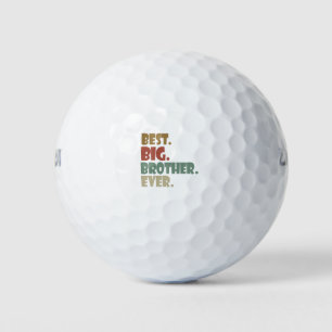 Best Big Brother Ever Ouder Verwant Teenager Gift Golfballen