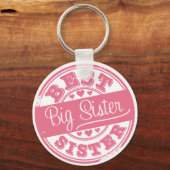 Best Big Sister -rubberstempel Sleutelhanger (Voorkant)