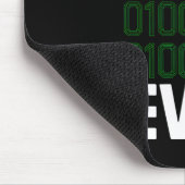 Best Binary DAD Ever Programmer Desk Muismat (Hoek)