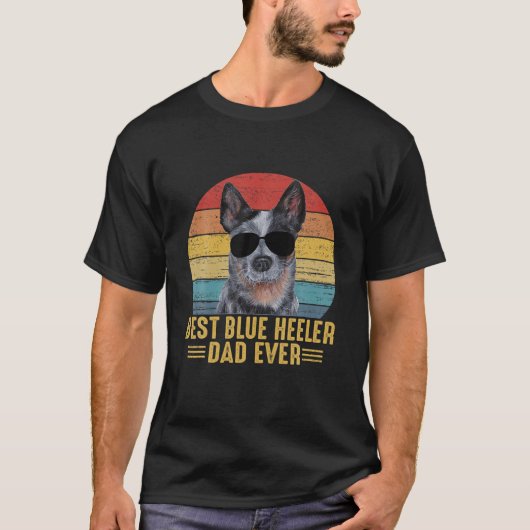 Best Blue Heeler Pap ooit grappig voor Dog Caretak T-shirt (Voorkant)