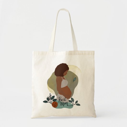 Best Boho Mam-To-Be Moederdag Tote Bag (Voorkant)
