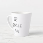 Best Bonus Dad Ever Latte Mok (Linkerhoek)