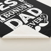 Best Bonus Dad Ever Sherpa Deken (3/4)