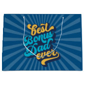 Best Bonus Dad Ever Vaderdag Groot Cadeauzakje (Voorkant)