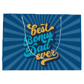 Best Bonus Dad Ever Vaderdag Groot Cadeauzakje (Achterkant)