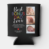 Best Bonus Dad Stepfather 6 Foto Koelbox Blikjeskoeler (Voorkant)