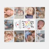 Best Bonus Dad Stepfather Photo Fleece Blanket Deken (Voorkant (Horizontaal))