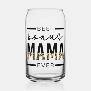 Best Bonus Mama Ever Gifts voor Stepmama Blikvorm Glas