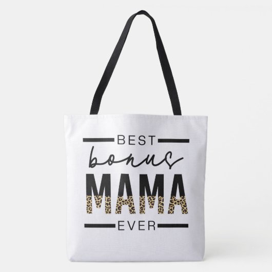 Best Bonus Mama Ever Gifts voor Stepmama Draagtas (Voorkant)