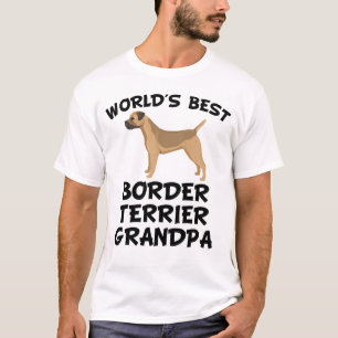 Best Border Terrier Grandpa T-shirt