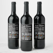 Best Boss Appreciation Gift Wine Label Custom Wijn Etiket (Flessen)