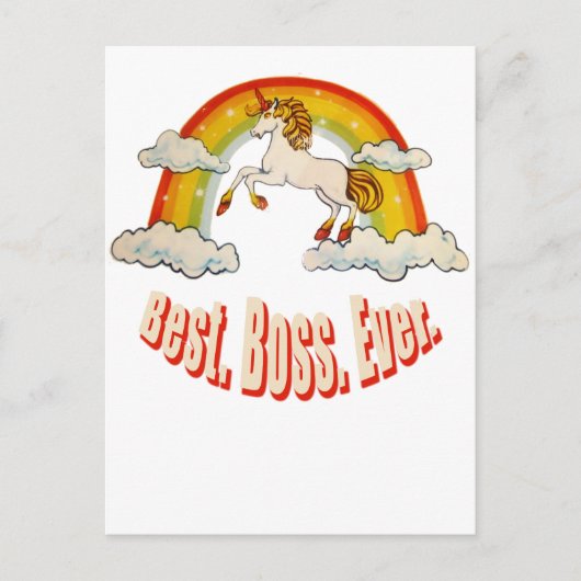 Best Boss Ever Briefkaart (Voorkant)