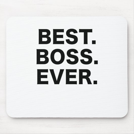 Best Boss Ever Muismat (Voorkant)