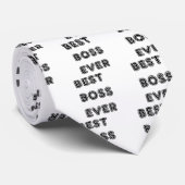 Best Boss Ever Stropdas (Opgerold)