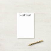 BEST BOSS Post-it NOTES (Sur un bureau)