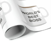 Best Boss ter wereld Cadeaupapier (Rol Hoek)