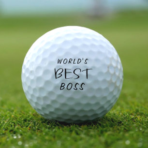 Best Boss ter wereld Golfballen