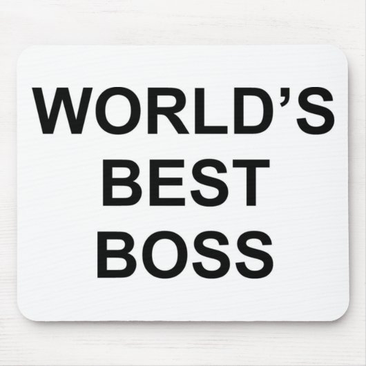 Best Boss ter wereld Muismat (Voorkant)