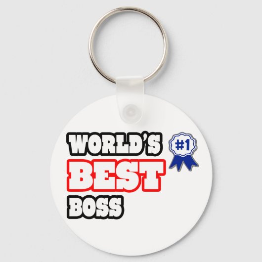 Best Boss ter wereld Sleutelhanger (Voorkant)