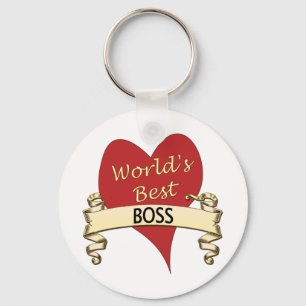 Best Boss ter wereld Sleutelhanger