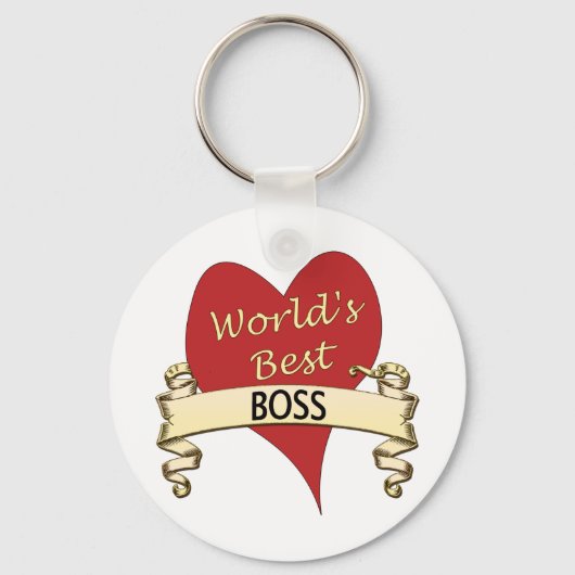 Best Boss ter wereld Sleutelhanger (Voorkant)