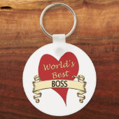 Best Boss ter wereld Sleutelhanger (Voorkant)