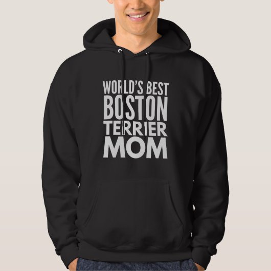 Best Boston Terrier Mapet Scoop Hoodie (Voorkant)