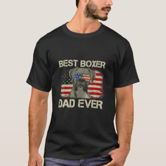 Best Boxer Dad Oover T Hondenliefhebber American F T-shirt