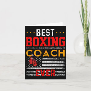 Best boxing Coach Ever Funny Boxing Coach Training Kaart