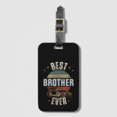 BEST BROTHER EVER BAGAGELABEL (Voorkant (verticaal))