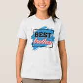 BEST brother Tri-Blend Shirt (Voorkant)