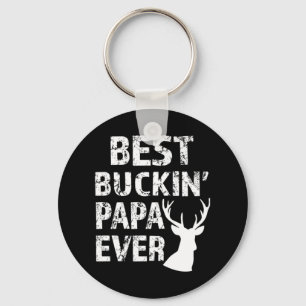 Best Buckin' Papa Ever Fun deer hunting Sleutelhanger