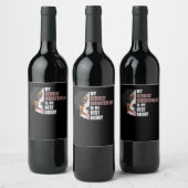 Best Buddy, Bernese Mountain Dog Wijn Etiket (Flessen)