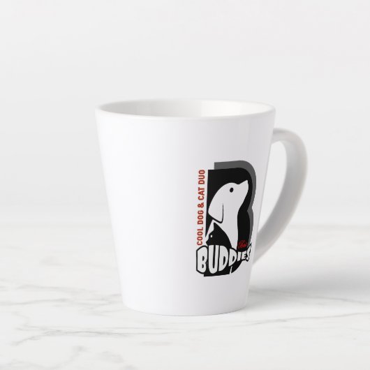 Best Buddy | Latte Mug (Angle droit)