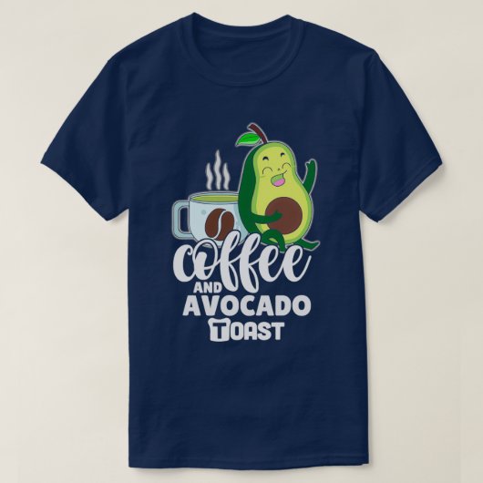 Best Buds Coffee Avocado Toast Funny T-shirt (Design voorkant)