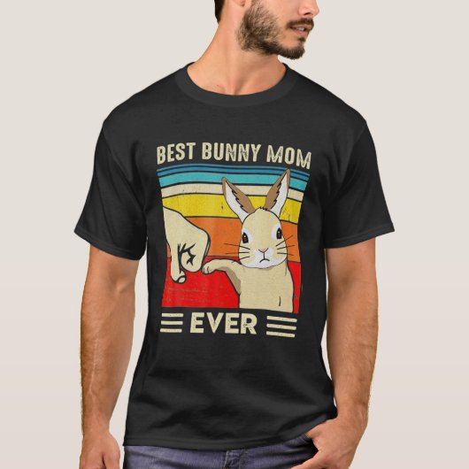 Best Bunny Mom Ever Rabbit Classic T-shirt (Voorkant)