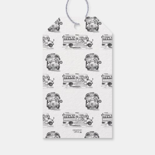 Best Bus Driver Appreciation Bedankt Cadeaulabel (Achterkant)