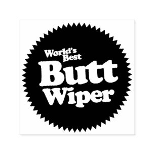 Best Butt Wiper Nurse CNA RNA ter wereld Zelfinktende Stempel