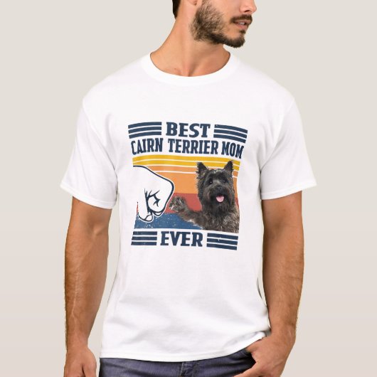 Best Cairn Terrier Mam ooit  Moederdag T-shirt (Voorkant)