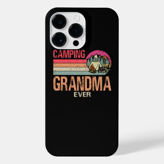 Best Camping Grandma Ever  Camper Vader's iPhone Hoesje (Achterkant)